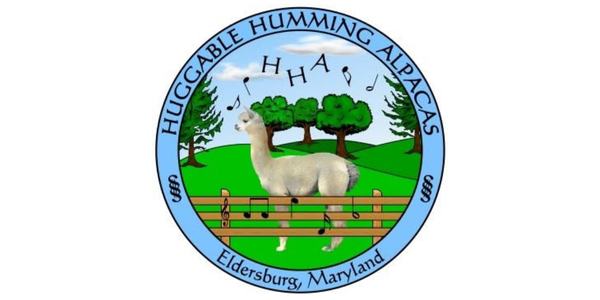 Huggable Humming Alpacas Logo